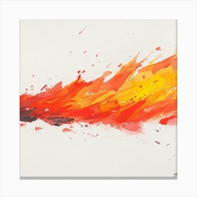 Fire Painting 1 Canvas Print