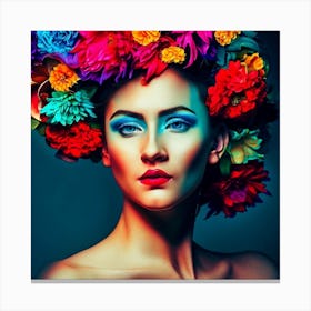 Frida's Blossom Canvas Print