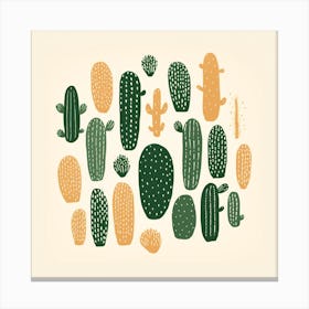 Cactus Illustration Art 18 Canvas Print