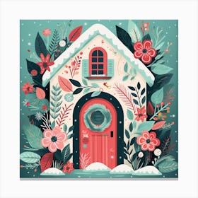 Christmas House 2 Canvas Print