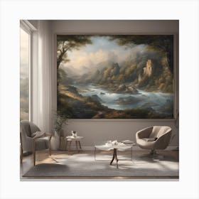 Landscape Painting Canvas Print