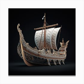Viking Ship 2 Canvas Print