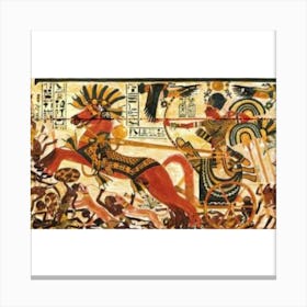 Egyptian Battle Canvas Print