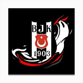 Beşiktaş J.K Logo Wall Art 9 Canvas Print