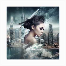 Hong Kong Cityscape Canvas Print