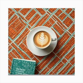 Coffee And Book 13 Canvas Print