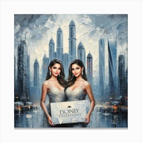 Donni Box Canvas Print