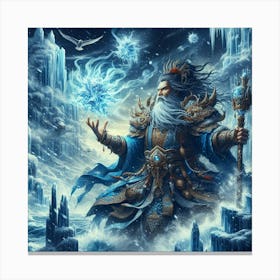 King Of Ice Canvas Print