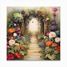 Garden Path 1 Canvas Print