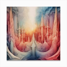 Ice Castle Canvas Print