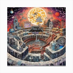 Labyrinth 5 Canvas Print