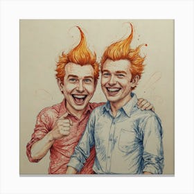 Dick And Jack Canvas Print