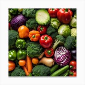 Colorful Vegetables 4 Canvas Print