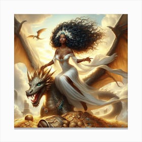 Mothers Of Dragons 7 Canvas Print