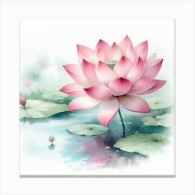 Lotus Flower Canvas Print