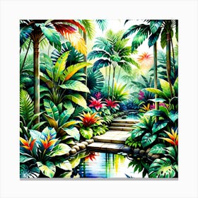 Tropical Jungle 3 Canvas Print