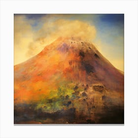 Volcano in the Paradise 3 Canvas Print