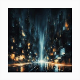 Futuristic City 9 Canvas Print