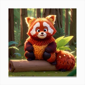 Red Panda Canvas Print