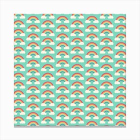 Retro Rainbow Pattern 05 Canvas Print