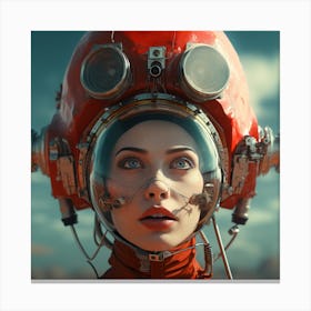 Sci-Fi Girl Canvas Print