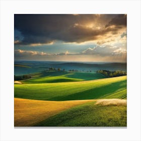 Sunset In The Countryside 45 Canvas Print