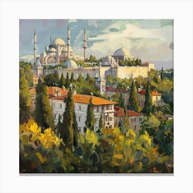 Blue Mosque 1 Canvas Print