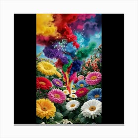 900 Firstart99 A Vibrant And Colorful Illustration Of A Beautifu (1) Canvas Print