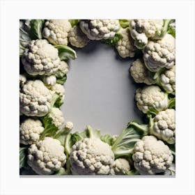 Cauliflower Wreath 1 Canvas Print