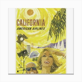 California American Airlines Canvas Print