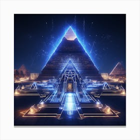 Egyptian Pyramids Canvas Print