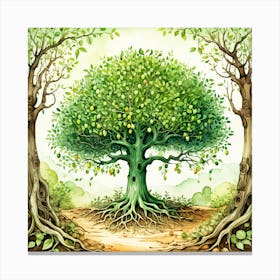 Tree Of Life 6 Canvas Print