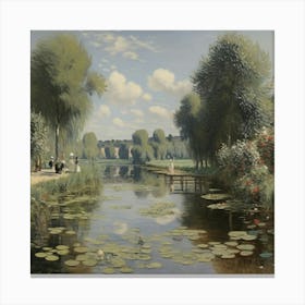 La Grenouillère, Claude Monet Canvas Print
