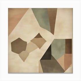 Abstract Geometric Shapes 1 Canvas Print