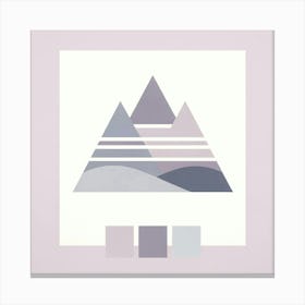 "Lavender Hues Abstract Mountains"  "Lavender Hues Abstract Mountains" is a minimalist composition that portrays the tranquil beauty of mountain silhouettes through a soft, pastel color palette. The clean lines and subtle gradients offer a soothing visual experience, perfect for creating a serene and stylish atmosphere in any contemporary space. Canvas Print