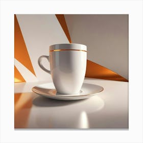 Coffee Cup 80 Canvas Print