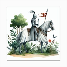 Medieval Knight 2 Canvas Print