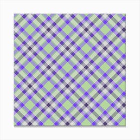 Plaid Fabric 78 Canvas Print