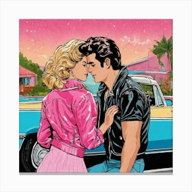 Elvis And Elvis Canvas Print
