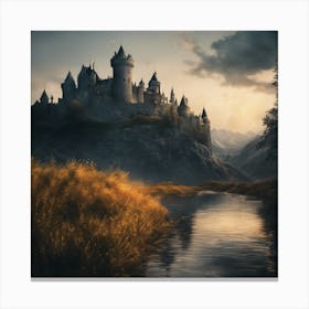 Harry Potter Castle Canvas Print