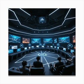 Game Room Canvas Print