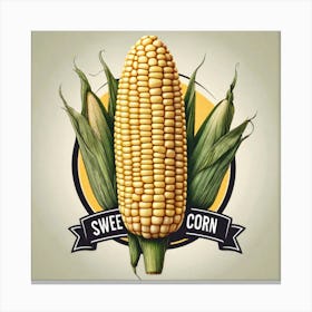 Sweetcorn As A Logo (40) Canvas Print