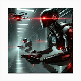 Ghost Drones Capabilities Raven Vanguard Canvas Print