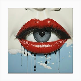 'The Kiss' Canvas Print