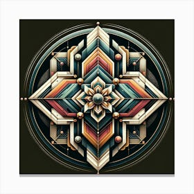 Geometric Mandala Canvas Print