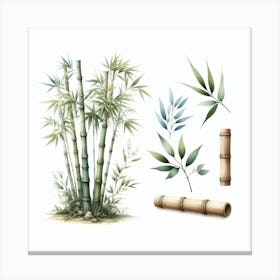 Bamboo 8 Canvas Print