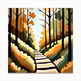 Path To The Woods Canvas Print