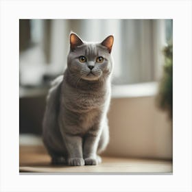 British Shorthair Cat 14 Canvas Print