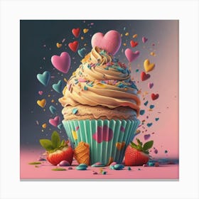 Cupcake Art 1 Canvas Print