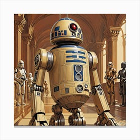 Star Wars R2d2 Canvas Print